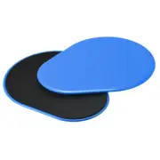 Exercise Core Sliders, 230x180x7mm Glider Discs Dual Sided, Blue