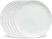 salt&pepper Edge Side Plates - Set of 6 - White - Side Entree Plates