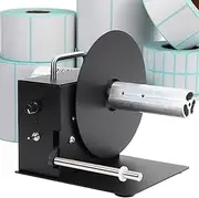 Automatic Label Rewinder, Two-Way Barcode Rewinding Machine with Rewind Speed 1-8 Inches/Second, Auto-sync Thermal Label Rewinder for Clothing Tags, Bar Code, Self Adhesive Stickers