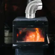 Firewood Stainless Steel Elbow Chimney Heating Stove Exhaust Flue Pipe