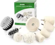 Chrome Polish Buffing Wheels for Drill, Include Cloth Polish Pads and Wheel Buff