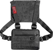 Outdoor Sports Chest Bag,tactical Chest Bag, Adjustable Lightweight Chest Bag For Workout,outdoors,cycling