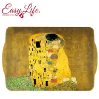 在飛比找PChome24h購物優惠-【義大利Easy Life】美耐皿托盤► 克林姆 吻