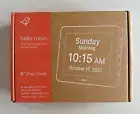 Robin 8" Day Clock RDC0801-11 w/ Custom Alarms & Calendar Reminder 2022 NEW