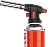 Professional Kitchen Cooking Torch with Adjustable Flame Hanitss Upgrade Creme Brulee Torch, Blow Torch for Cooking, Adjustable Flame with Reverse Use（Butane Gas Not Included）