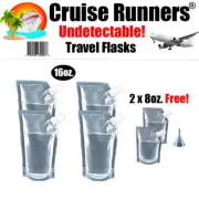 Cruise Flask Kit Rum Runners Alcohol Smuggle Liquor Sneak Booze On Cruise Bags