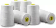 Heavy Duty Spool Sewing Thread for Bags Stitcher Closer 3600 ft 6 Rolls