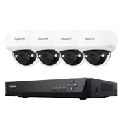 Reolink 4K 8MP IK10 PoE Security Camera System 125° Viewing Angle 8-Channel 2TB NVR