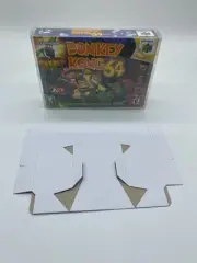 Nintendo 64 N64 Game Box Only Inserts and Protector Custom CIB Donkey Kong 64