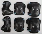 6PCS Kids Roller Ski/Cycling Protective Gear Pad KNEE/ELBOW/WRIST Safety Guard