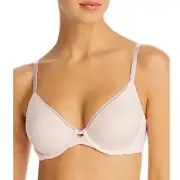 Calvin Klein Seductive Comfort Running Leopard Demi Bra QF5390 Pink Size 34A