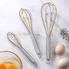 Stainless Steel Balloon Wire Silicone Whisk Manual Egg Beater Mixer Whisk Mixya