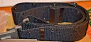 VTG Bianchi 30-48” Web Pistol Belt Large, Black US Military