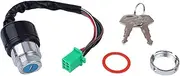 Ignition Key Switches 6 Wire Motorcycle Ignition Key Switch 2 Keys Set 50CC 90CC 110CC 125cc Ignition Barrel Key Switch