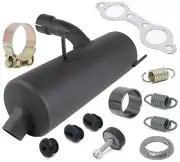 Muffler Silencer KIT W SEALS/SPRINGS/CLAMP Fits Polaris RZR 4 800 EFI 2010-2014
