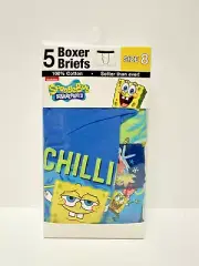 Boys' SpongeBob SquarePants 5pk Boxer Briefs - Size 8