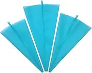 Mobestech 6PCS Silicone Piping Bags Reusable Icing and Pastry Bags for Cake Decorating for Frosting and Filling Cookies Muffins and More