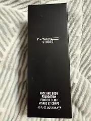 MAC Studio Face and Body Foundation. C2. 4.0 fl. oz. / 120 ml.