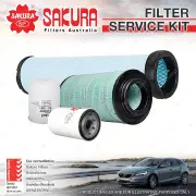 Sakura Oil Air Fuel Filter Service Kit for Hino Ranger Pro 5Z FT1J 9 FG1J