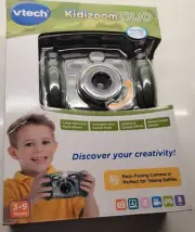 NEW in Box VTech Kidizoom Duo Selfie Camera Army Green 4x Zoom Digital Camera