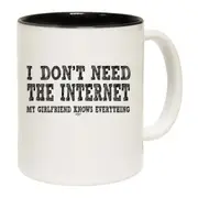 Dont Need The Internet My Girlfriend Mug Cup