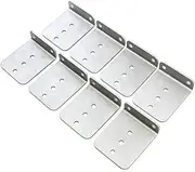 8 L Type Bunk Bracket 6 Inches Tall Hot Dipped Galvanized Boat Trailer Brackets Set