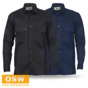 Three Way Premium Quality Cool Breeze Long Sleeve Collared Shirt 3224