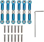 Metal Steering Linkage Rods Set High Strength and Durability Upgrade Parts RC Truck for WLtoys 1/18 Model Car