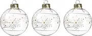 Ikea Decoration, Bauble, Clear Glass/white7 cm (2 ¾ ")