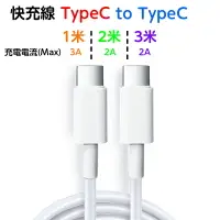 在飛比找樂天市場購物網優惠-精品款 快充線 Type-C to Type-C 充電線 閃