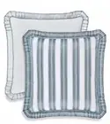 J Queen New York ATRIUM Reversible EURO Sham European Pillow Case 25” Square NWT