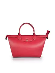Red Leather Heritage Tote Bag