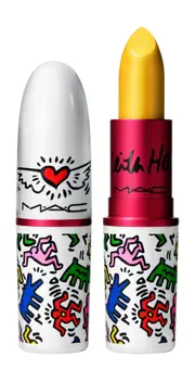 [Mac cosmetics] MAC Viva Glam X Keith Haring Long Lasting Cream Lipstick Yellow 3g