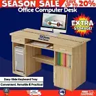 Executive Computer Desk Home Office Study Table Student Workstation with Storage