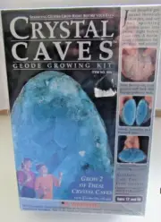 Vintage 1996 Sealed Crystal Caves Geode Growing Kit New Sealed