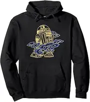 [STAR WARS] R2-D2 Droid In the Clouds Pullover Hoodie