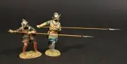 JOHN JENKINS AZTECS & CONQUISTADORS CQ-17 TWO SPANISH CONQUISTADOR PIKEMAN