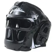 NNEOBA MMA Muay Thai Boxing Helmet with Mask