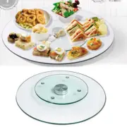 35/50cm Bearing Swivel Turntable Plate Rotating Lazy Susan Kitchen Table Tray
