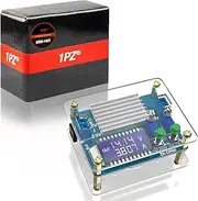 1PZ BBB-H65 Boost Buck Converter DC 5.5-30V to 0.5-30V 5V 12V 24V Adjustable Power Supply Regulator Module 4A 35W High Power Voltage Step Up Down Converter Board with Case LCD Display