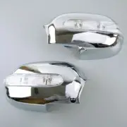 Rear View Mirror Cover Trim Cap w/ LED Light Fit for Toyota Corolla 1993-97 ABS