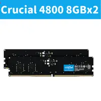 在飛比找蝦皮商城優惠-Crucial DDR5 4800 8Gx2 (16G) u