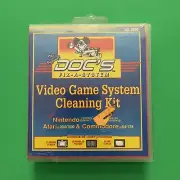Vintage Doc's FIX-A-GAME Cleaning Kit System For Nintendo Sega Atari Commodore