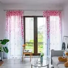 Tulle Curtain Window Drapes Gauze Sheer Curtains Living Room