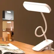 LED Desk Lamp with Clamp 3 Color Modes Touch Control Eye Protection Clip Light