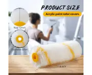Foam Paint Roller, 4 Inch Paint Roller Kit (15 Pack), Small Paint Roller with Tray, Small Paint Rollers 4 Inch, Rollers for Painting Cabinets, Furniture, S