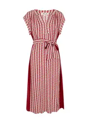 Diane Von Furstenberg Renese Printed Midi Dress - Pink - M M