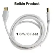 Belkin 6ft (1.8m) USB Extension Cable - White (F3U134-06)