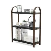 Umbra Bellwood Freestanding Shelf 3 Tier Black & Walnut 72x25x90cm