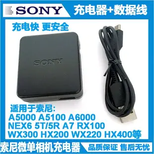 熱銷· 索尼ILCE--a6000 a5100 a6100 a5000L微單相機數據線+原裝充電器